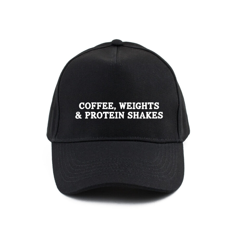 coffee weights & protein shakes